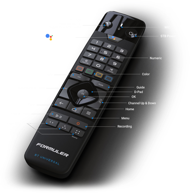 Formuler remote